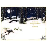 3D Holographic Wonderful Friend Me to You Bear Christmas Card Extra Image 1 Preview